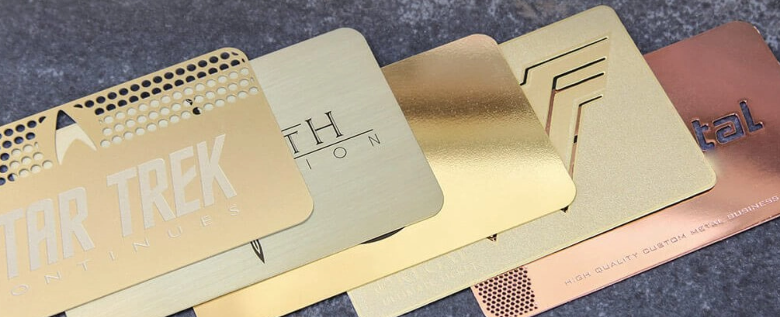 Custom Metal ID Card Blank Metal Business Member Cards