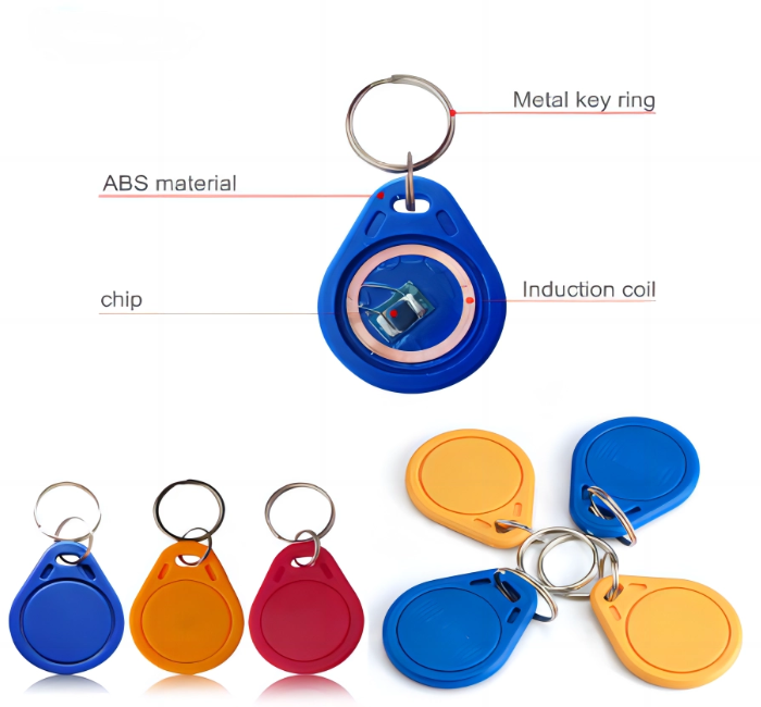 13.56MHz / 125kHz RFID Keyfob Smart ID Key for Access Control 