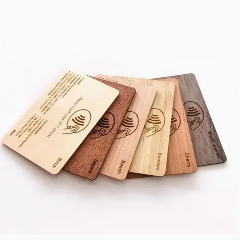 Eco-friendly Customized Printing Bamboo Wooden NFC Card