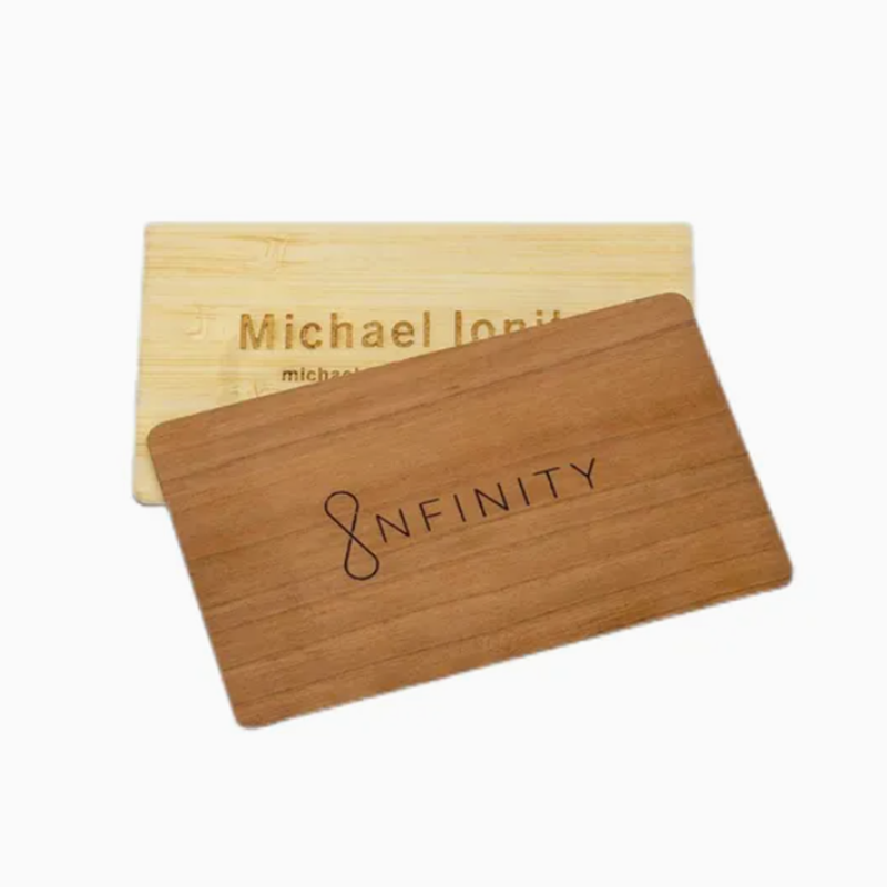 Eco-friendly Customized Printing Bamboo Wooden NFC Card