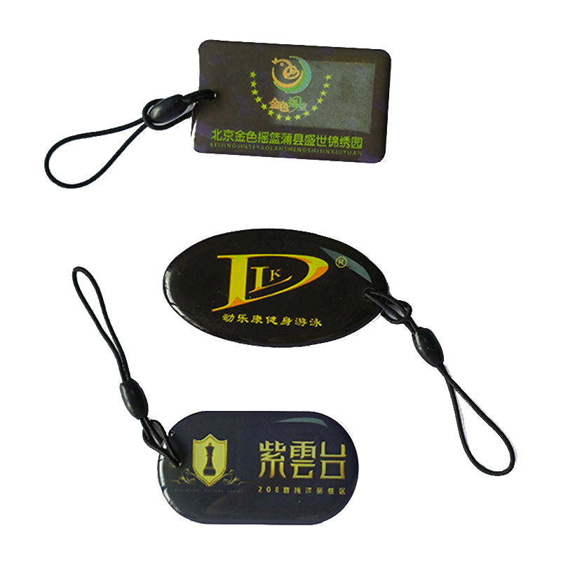 RFID Smart Card Waterproof NFC Tag Custom Logo NFC Epoxy Tags/Key Chain
