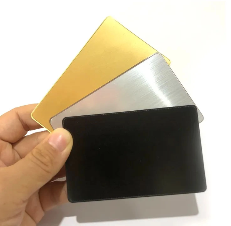 Custom Metal ID Card Blank Metal Business Member Cards